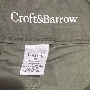 Croft & Barrow Khaki Stretch Pants
